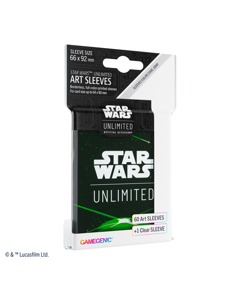 SW: Unlimited Art Sleeves Card Back Green