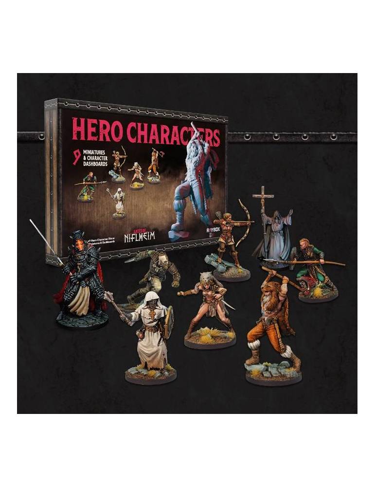 Gates of Niflheim Hero Characters Miniatures Set