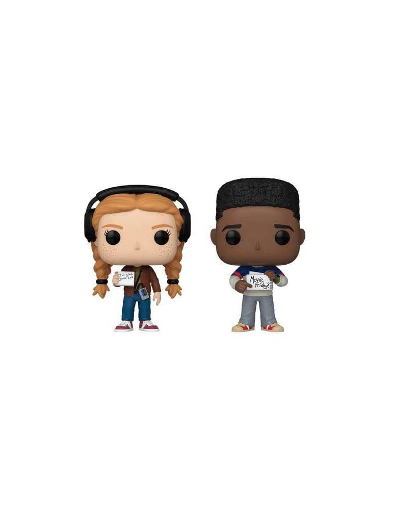 Figura POP! Stranger Things Pack de 2 Animation Vinyl Max & Lucas 9 cm