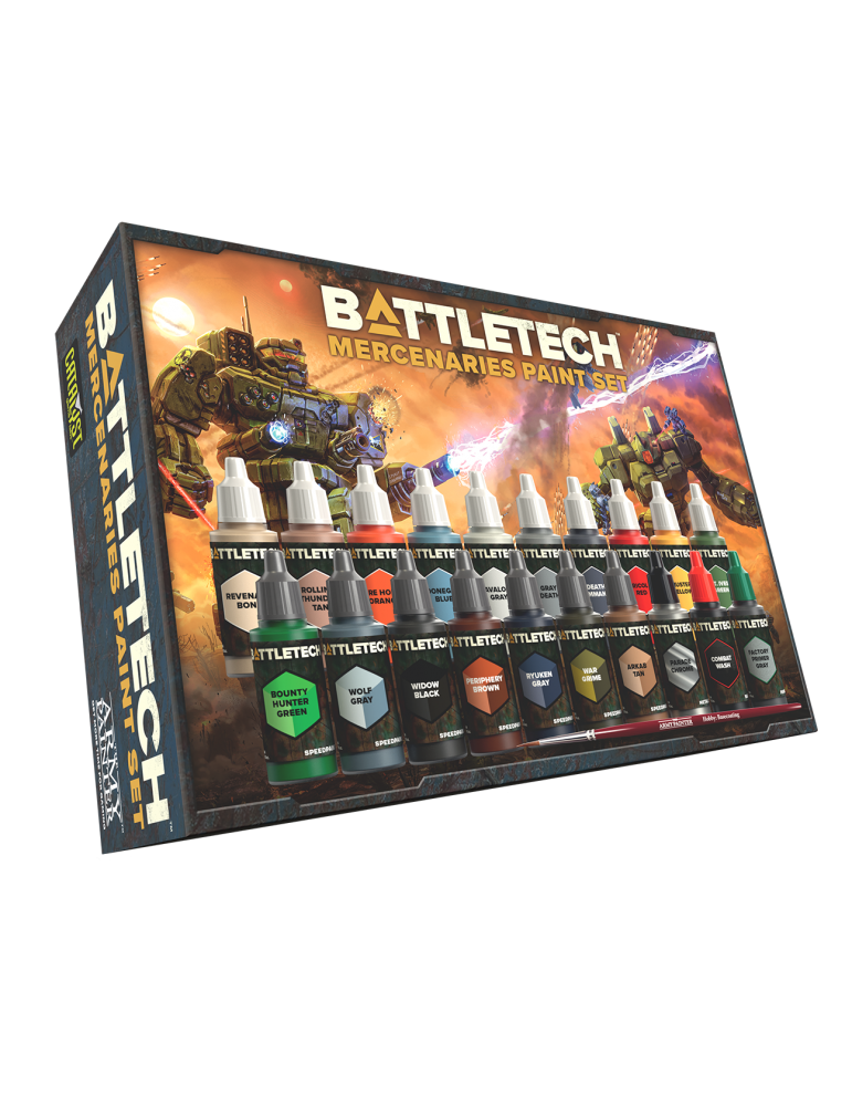 BattleTech Mercenaries Paint Set