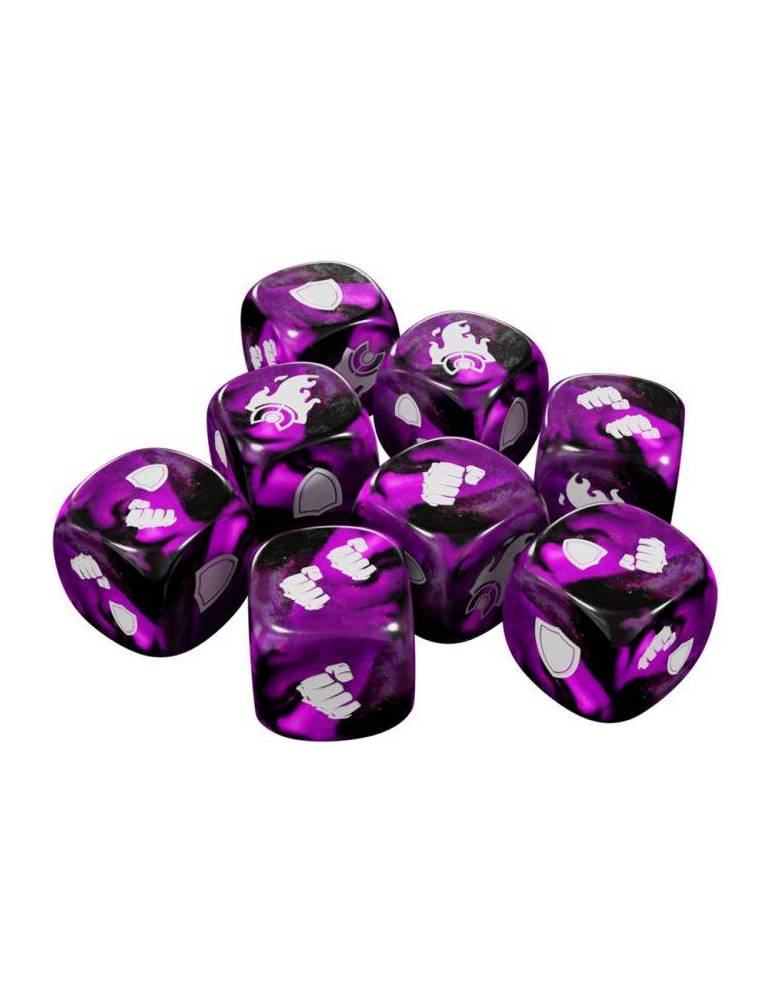 Street Fighter the Miniatures Game Purple Shadaloo Dice