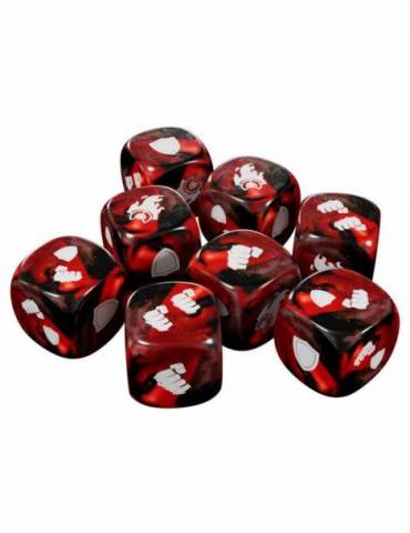 Street Fighter the Miniatures Game Red Battle Dice