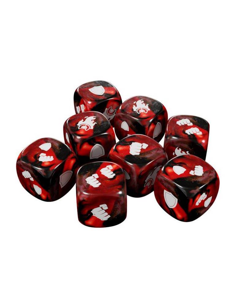 Street Fighter the Miniatures Game Red Battle Dice