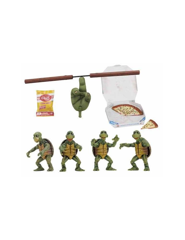 Figuras Teenage Mutant Ninja Turtles Movie 1990 1/4 Scale (re-run) Baby Turtles Set 10 cm