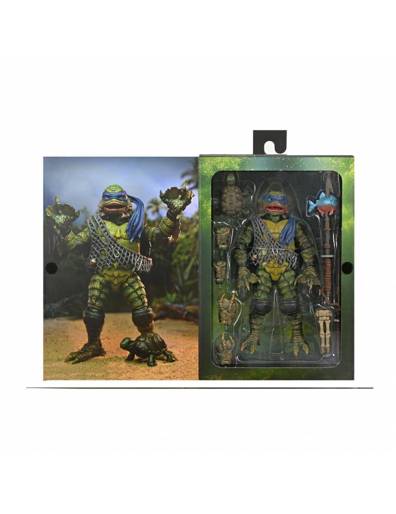 Leonardo As The Creature From The Black Lagoon Scale Action Fig. 18 Cm Universal Monsters X Tmnt