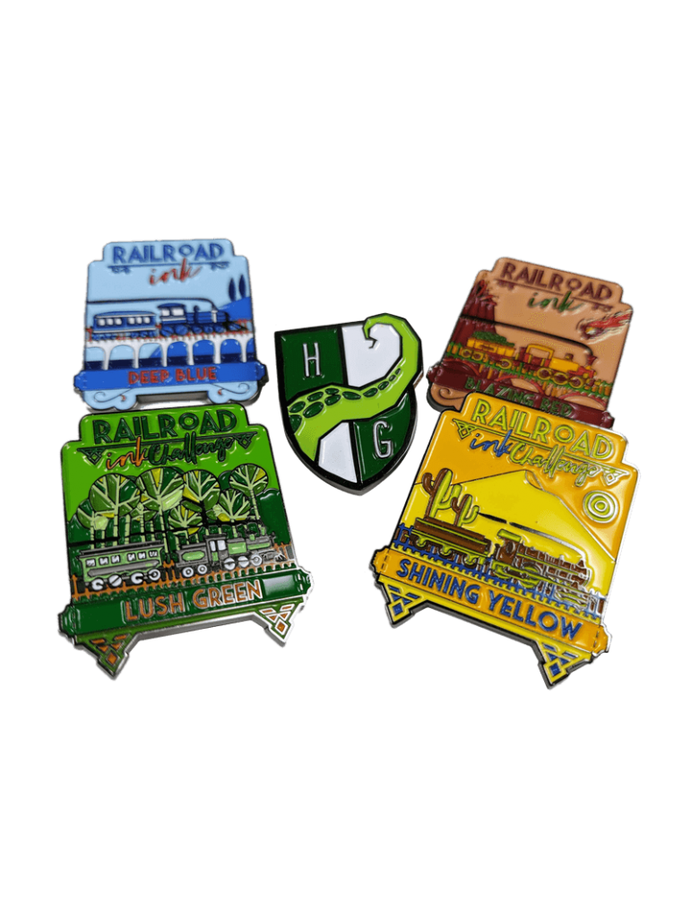 Railroad Ink Challenge Enamel Pins Pack