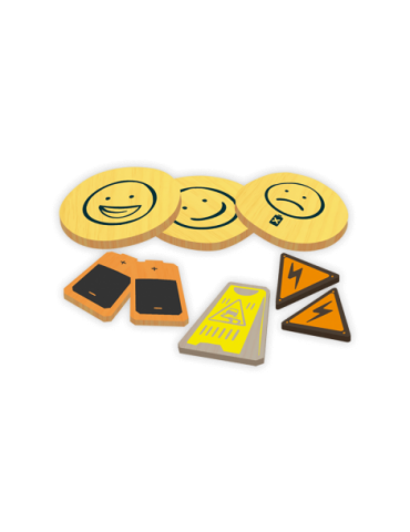 Tiny Turbo Cars Wooden Tokens Upgrade Pack