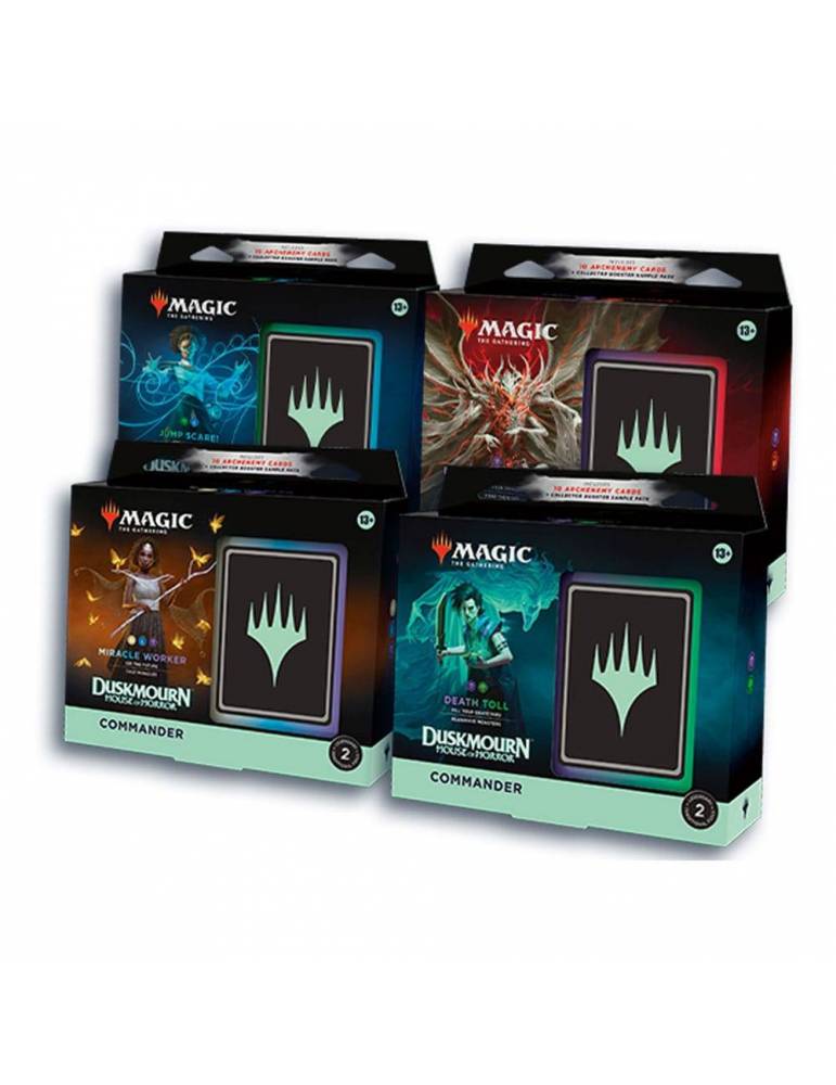 Magic The Gathering Commander Display  (4 mazos) Duskmourn House of Horrors Inglés