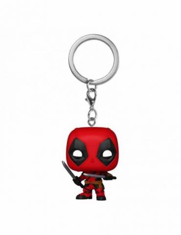 Deadpool 3 Llaveros Pocket POP! Vinyl Deadpool 4 cm Expositor (12)