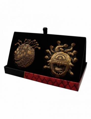 Dungeons & Dragons Pack de 2 Medallóns 50th Anniversary Beholder Twin Edition