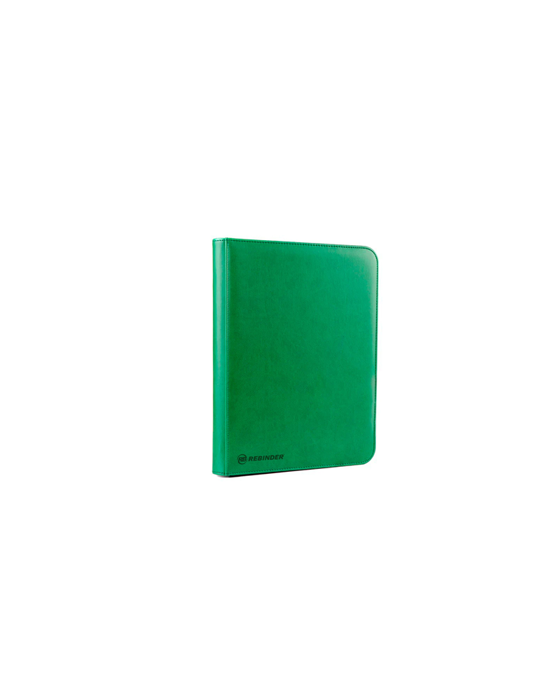 Álbum Rebinder Toploader Binder Zipped 9-pcket Green