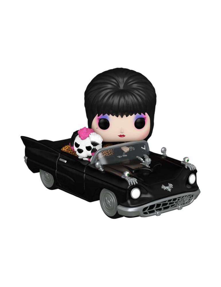 Figura POP! Elvira Rides Deluxe Vinyl Elvira w/Macabre Mobile 9 cm