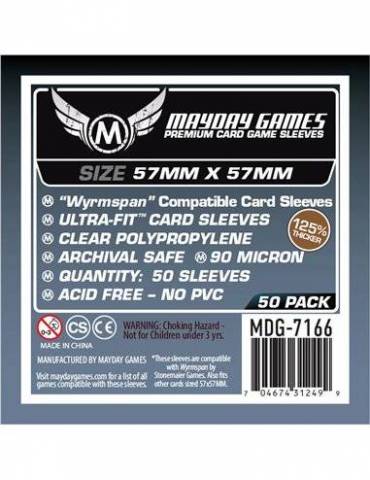 Fundas Mayday Tamaño Wyrmspan Calidad Premium 57x57mm (50)