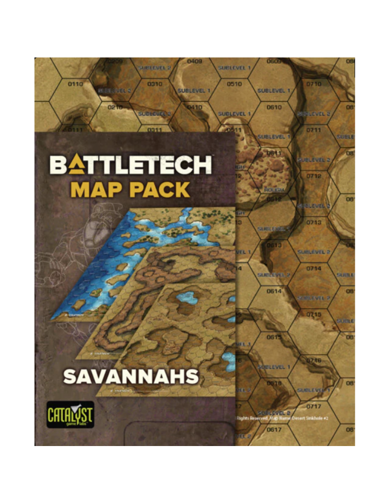 BattleTech Map Pack Savannah