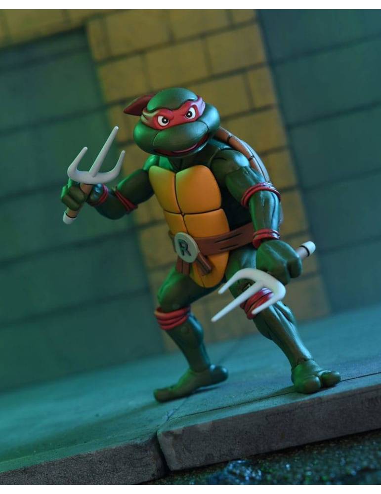 Figura Tortugas Ninja (Cartoon) Ultimate Raphael VHS 18 cm