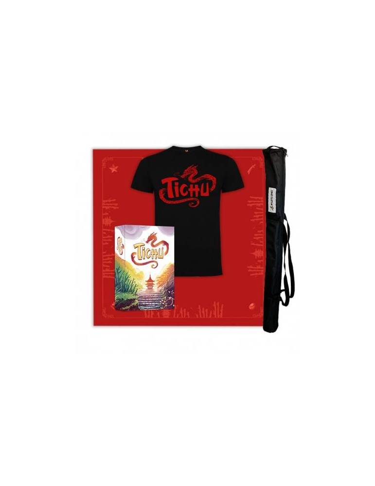 Tichu: Pack de Lanzamiento - Juego + Tapete + Camiseta