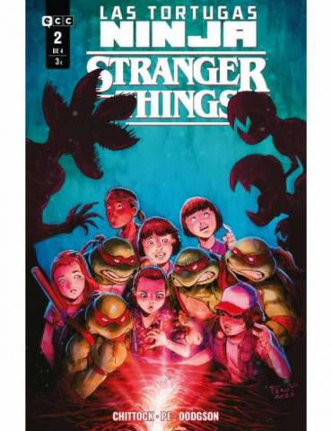 Las Tortugas Ninja/Stranger Things núm. 2 de 4