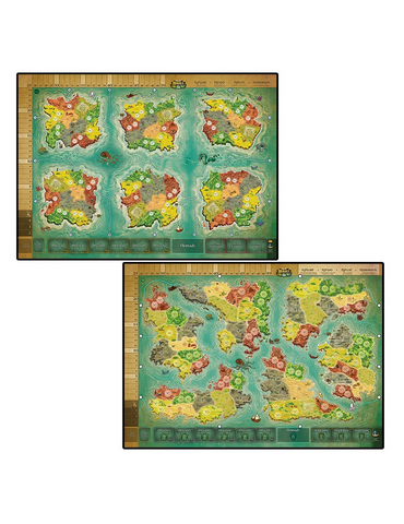 Heroes of Land Air & Sea Two Worlds Game Mat