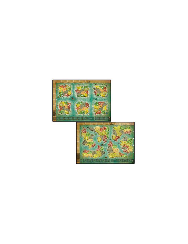 Heroes of Land Air & Sea Two Worlds Game Mat