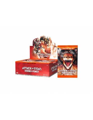 Booster Display Attack on Titan Origins of Power Booster Display (24 Unidades)  Inglés -  - UniVersus CCG