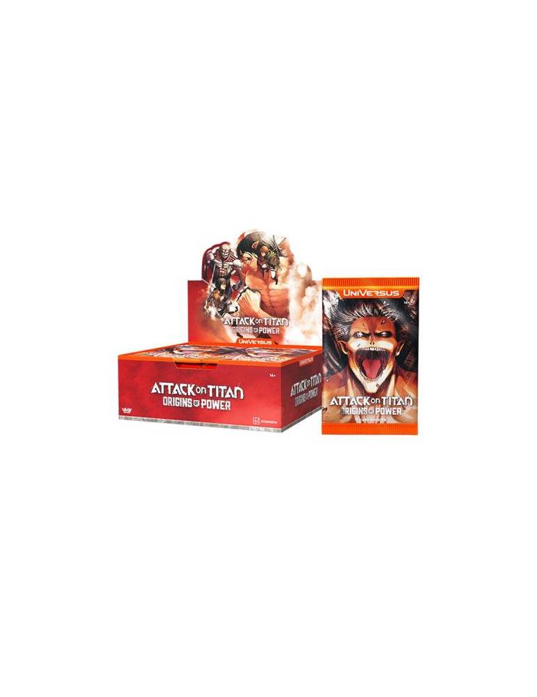 Booster Display Attack on Titan Origins of Power Booster Display (24 Unidades)  Inglés -  - UniVersus CCG