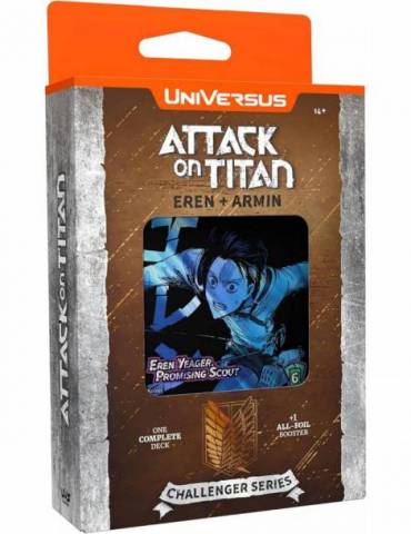 Deck Display  Attack on Titan "Battle for Humanity" Challenger Series (4 Unidades) - En Inglés - UniVersus CCG