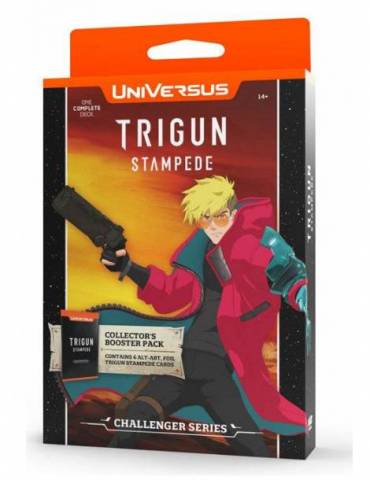 Deck Display Cowboy Bebop and Trigun Stampede Challenger Series Display (8 Unidades)  Inglés -  - UniVersus CCG