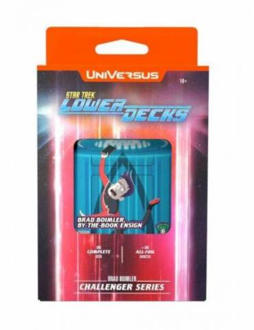 Deck Display  Star Trek Lower Decks Challenger Series  (4 Unidades) - En Inglés - UniVersus CCG