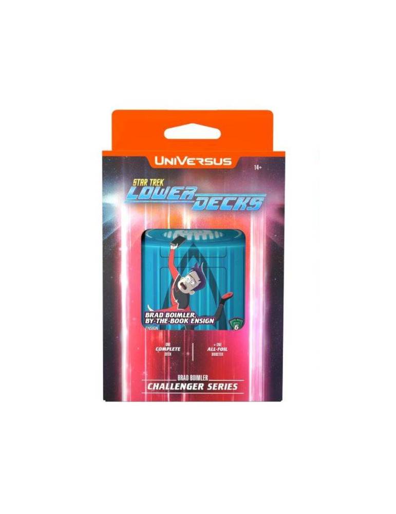 Deck Display  Star Trek Lower Decks Challenger Series  (4 Unidades) - En Inglés - UniVersus CCG