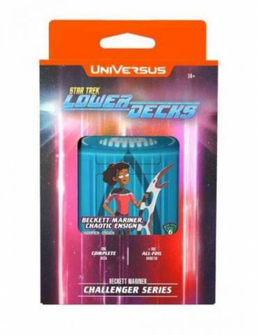 Deck Display  Star Trek Lower Decks Challenger Series  (4 Unidades) - En Inglés - UniVersus CCG