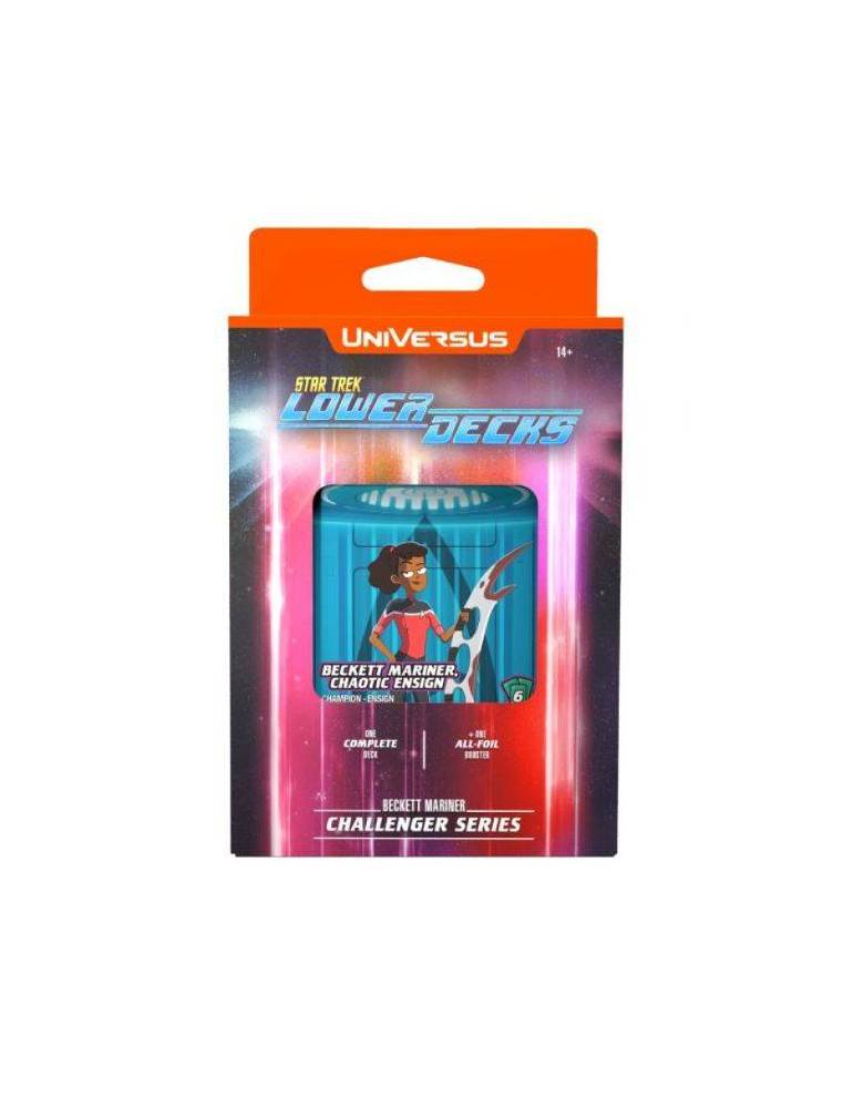 Deck Display  Star Trek Lower Decks Challenger Series  (4 Unidades) - En Inglés - UniVersus CCG