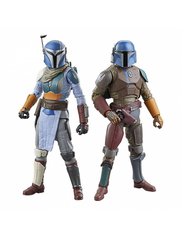 Pack de 2 figuras Star Wars: The Mandalorian Black Series Mandalorian Shriek-Hawk Trainers 15 cm