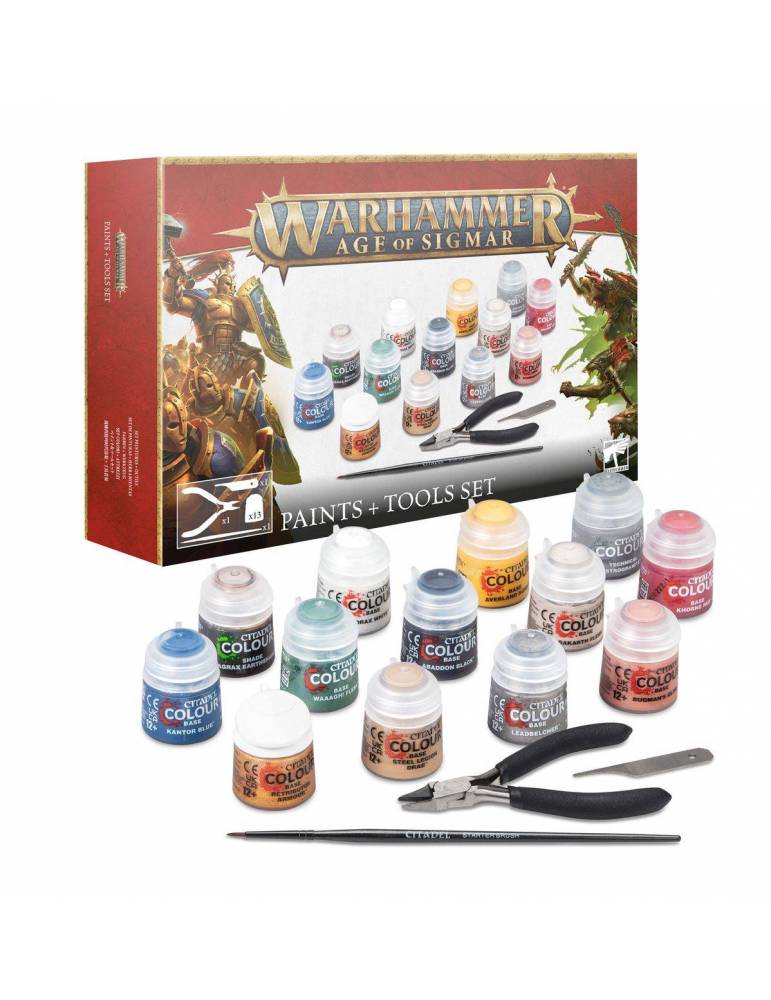 Warhammer: Age of Sigmar - Pinturas + Set de Herramientas