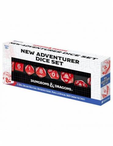 D&D New Adventurer Set Red Dice