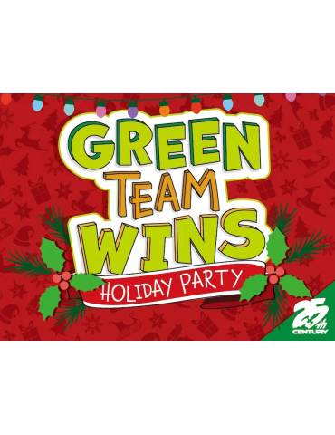 Green Team Wins: Holiday Party