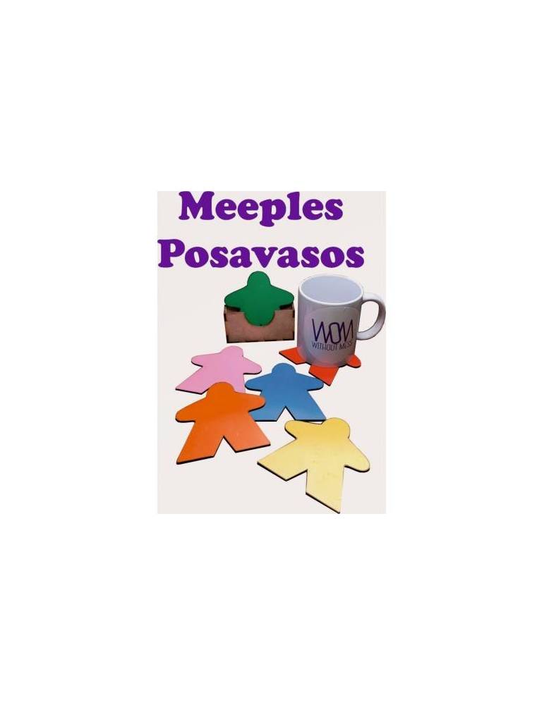 Hogar WOM: Meeples Posavasos