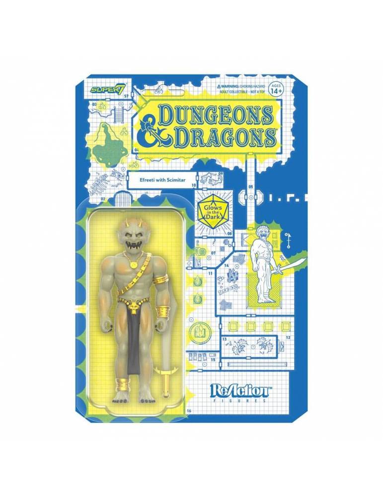 Figura Dungeons & Dragons ReAction Wave 04 Efreeti Glow in the Dark 10 cm