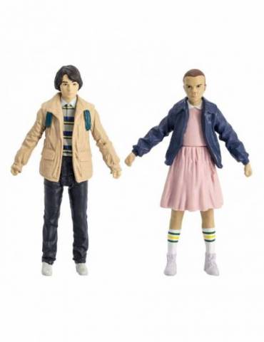 Figuras Stranger Things & Cómic Eleven and Mike Wheeler 8 cm