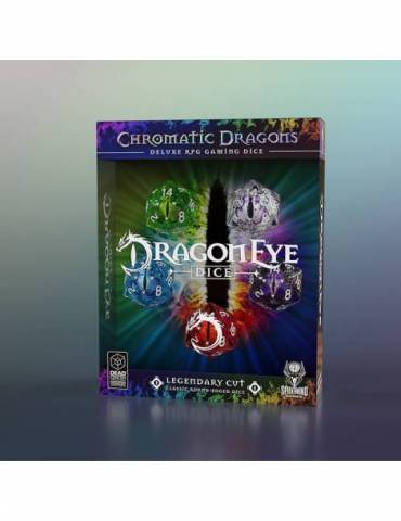 Set de dados Spidermind Games: Dragon Eye Dice D20 Mix (5)