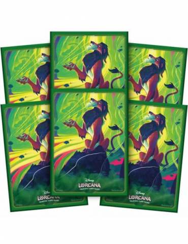 Fundas Estándar Scar - Vengeful Lion Azurite Sea  - Disney Lorcana TCG