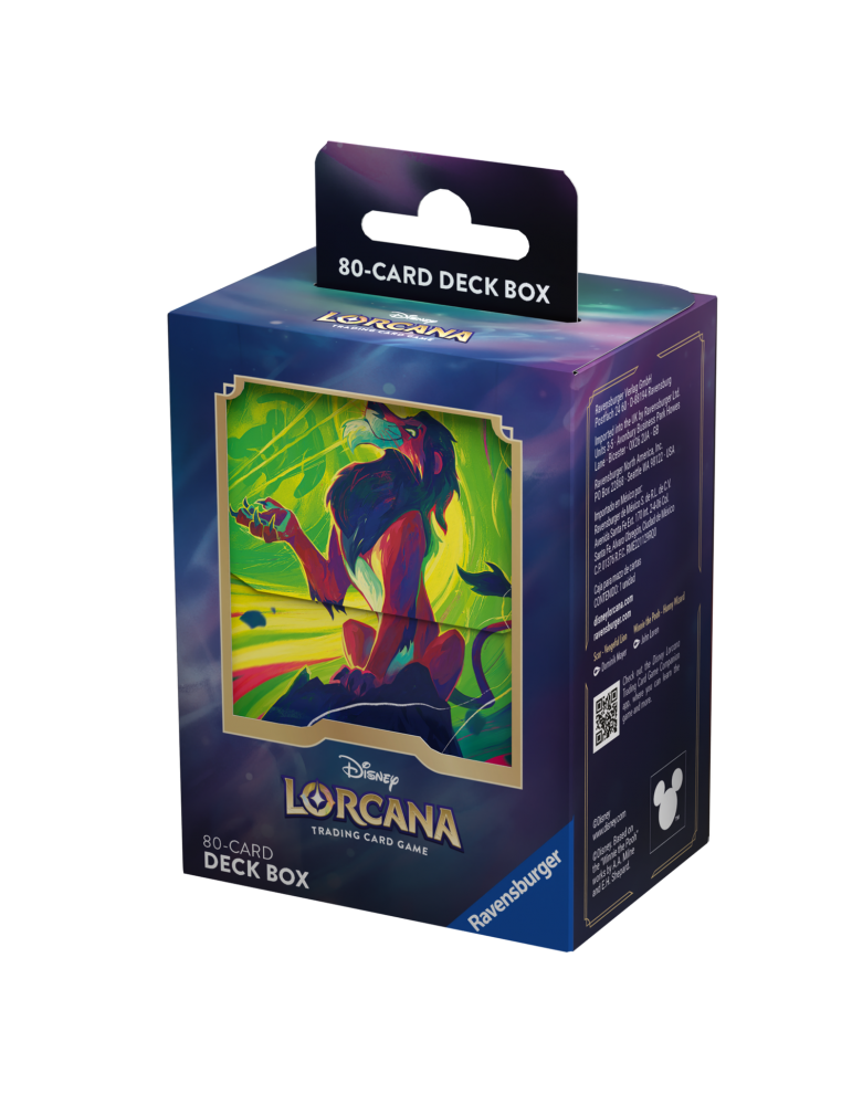 Caja de mazo Scar - Vengeful Lion Azurite Sea  - Disney Lorcana TCG