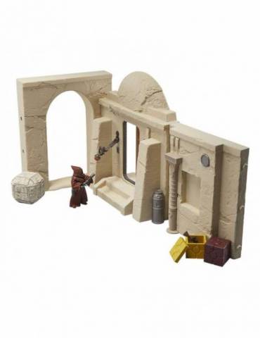 Star Wars Episode IV Vintage Collection Set de Juego Streets of Mos Eisley con Figura Jawa