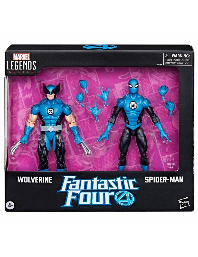 Wolverine & Spider-man Pack 2 Fig. 15 Cm Fantastic Four Marvel Legends Series