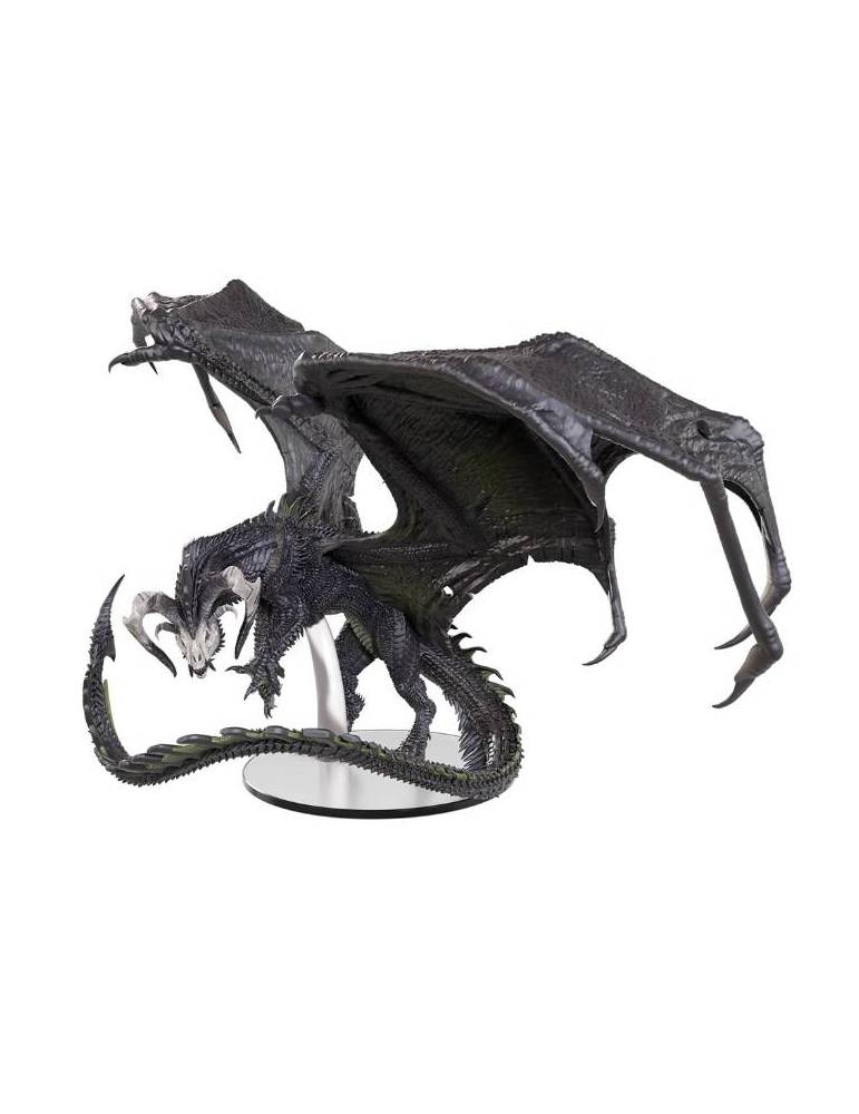 D&D Icons of the Realms Adult Black Dragon New Version