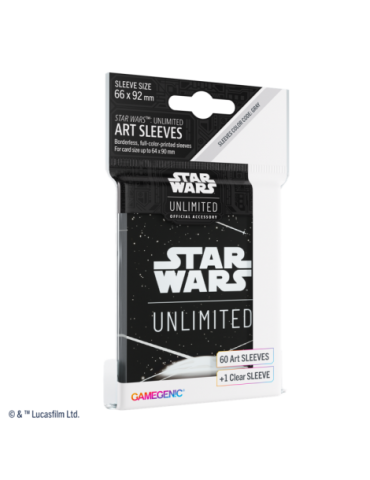 SW: Unlimited Art Sleeves Card Back White