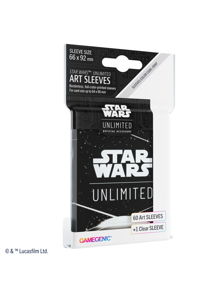 SW: Unlimited Art Sleeves Card Back White