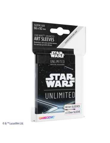 SW: Unlimited Art Sleeves Card Back Black