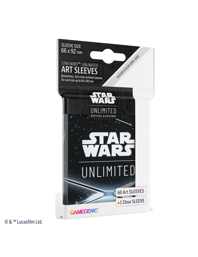 SW: Unlimited Art Sleeves Card Back Black