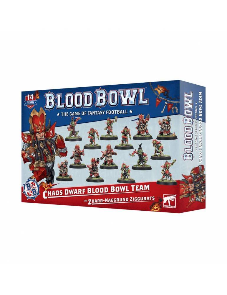 Equipo Chaos Dwarf de Blood Bowl Team: Zharr-Naggrund Ziggurats