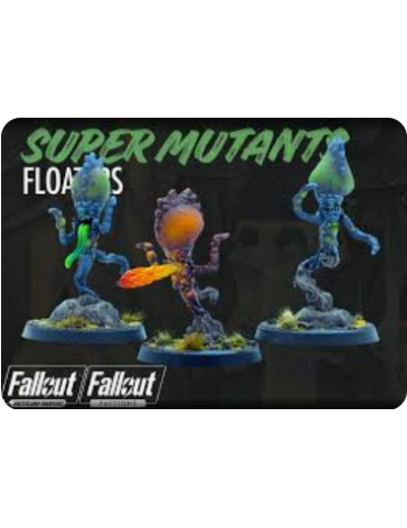 Fallout Miniatures Super Mutant Floaters